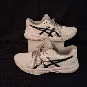Asics Womens Gel Game 8 1042A152 White Running Shoes Sneakers Size 9.5